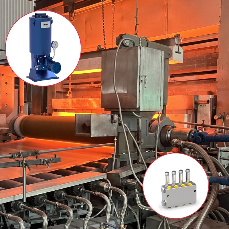 Çelik metalurji ekipmanlarında merkezi yağlama sistemi