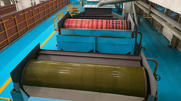 Flotasyon makineleri için çift hatlı yağlama sistemi